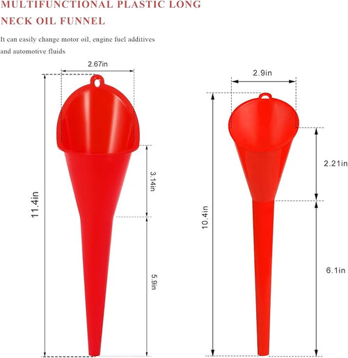 2 PCS Oil Funnel, Automotive Use Funnels - Image 2