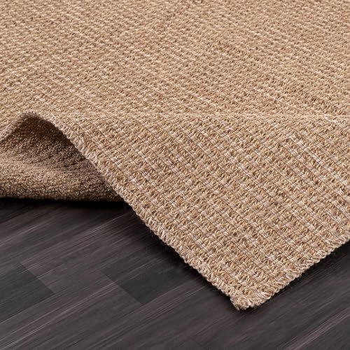 Easy Jute Rug 4x6 Indoor Outdoor Natural Rugs Solid Fiber Rug Woven Area Rug ...