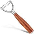 Premium Y Type 304 Stainless Steel Multifunctional Kitchen Peeler Real Wood by KULUNkitchentoolstheperfectcookingexpert