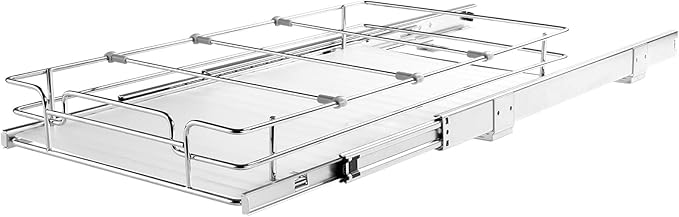VEVOR 15.5" Wx21 Dx3.5 H Pull Out Cabinet Organizer, Heavy Duty Slide Out - Image 9