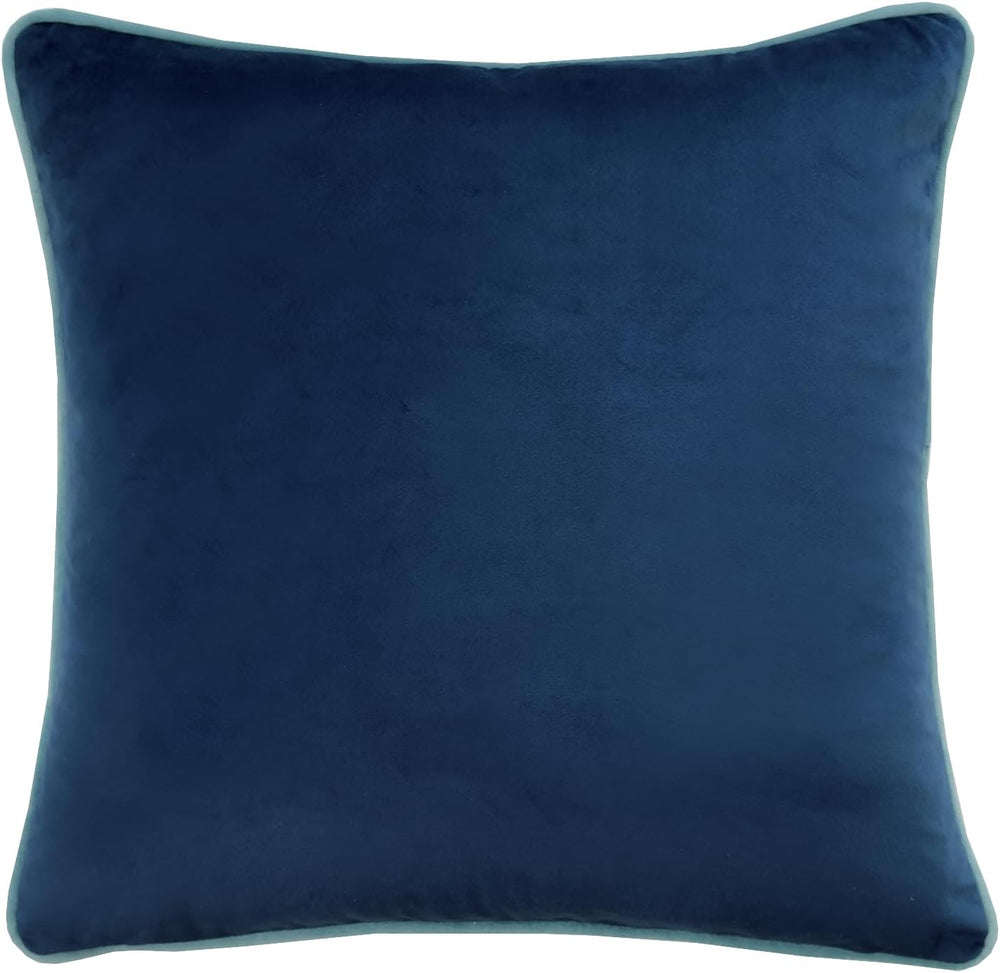 Teal Blue Coastal Decorative Throw Pillow Covers, Set of 4, 18x18 Inch Beach ...