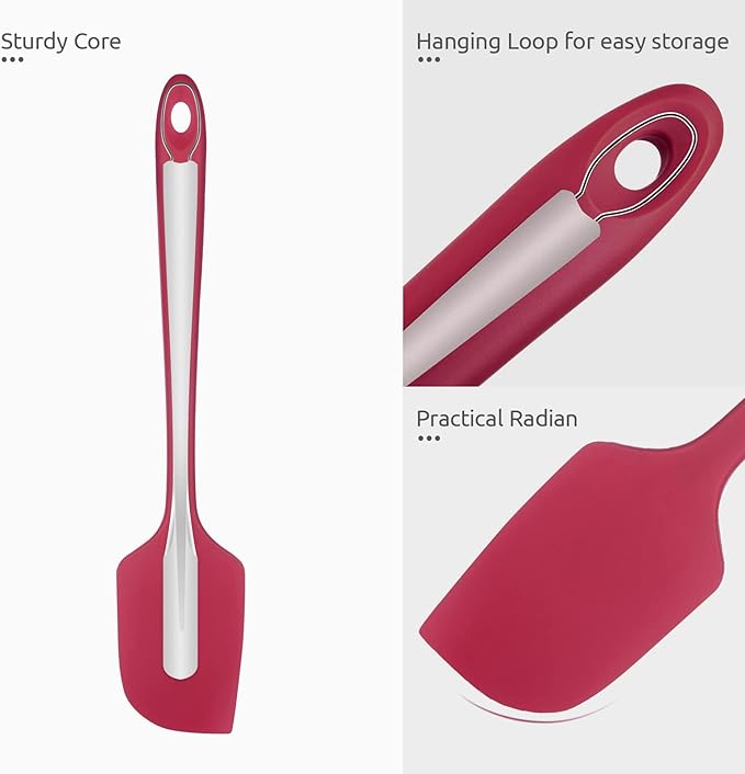 14in Extra Large Silicone Spatula: U-Taste 600ºF Heat Resistant Flexible - Image 6