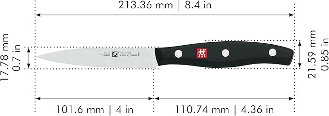 ZWILLING Twin Signature 4-inch Razor-Sharp German Paring Knife, Made in - Image 5