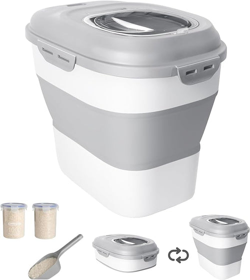20-50 Lbs Food Storage Container by DDMOMMYCOLLAPSIBLEFOODSTORAGECONTAINERFAMILY