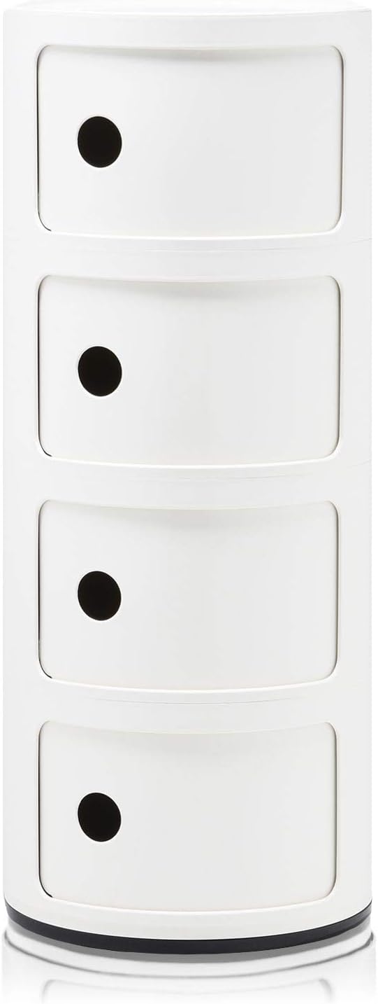 Kartell 0 Componibili, White, 32x32x77 cm