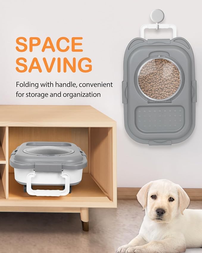 15-23 Lbs Dog Food Storage Container, Collapsible Dog Food Container - Image 5