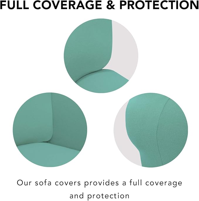 PureFit Super Stretch Chair Sofa Slipcover – Spandex Non Slip Soft Couch Sofa - Image 3