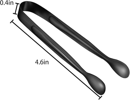 10 Pack Small Ice Tongs Sugar Tongs, Stainless Steel Mini Serving Appetizers - Image 2