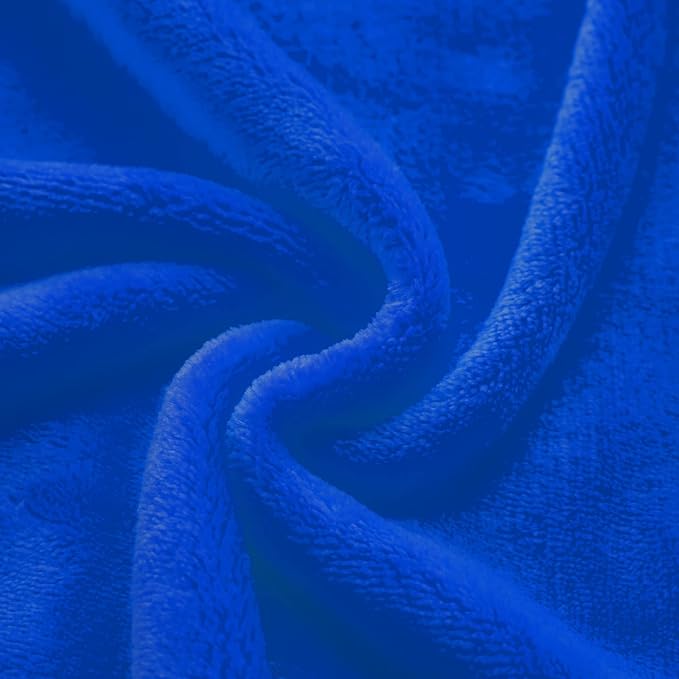 JIAHANNHA Royal Blue Throw Blanket Fleece Blanket Throw Size, Super Soft Cozy - Image 5
