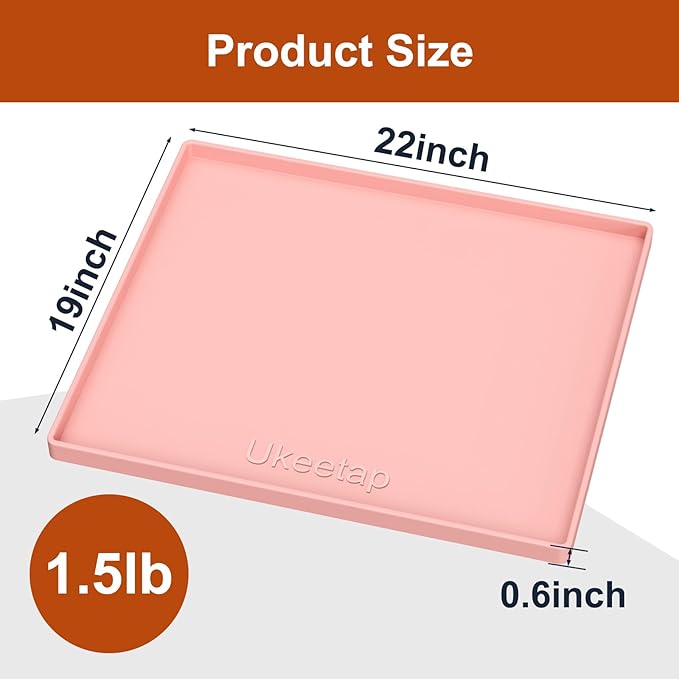 ukeetap Extra Thick Silicone Mat Waterproof - Image 7