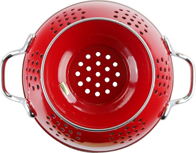Calypso Basics by Reston Lloyd Powder Coated Enameled Colander, 5 Quart - Image 4