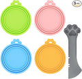 Food Can Spoon & Lids, One Multi-Functional Opener Spatula, Cute Paw Shape Spoon by IVIA+PET