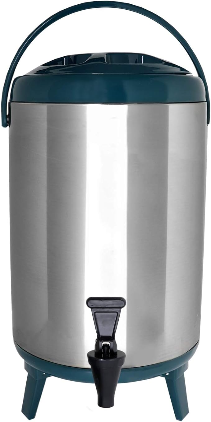 Vollum Stainless Steel Insulated Beverage Dispenser – Insulated Thermal Hot and by Vollum