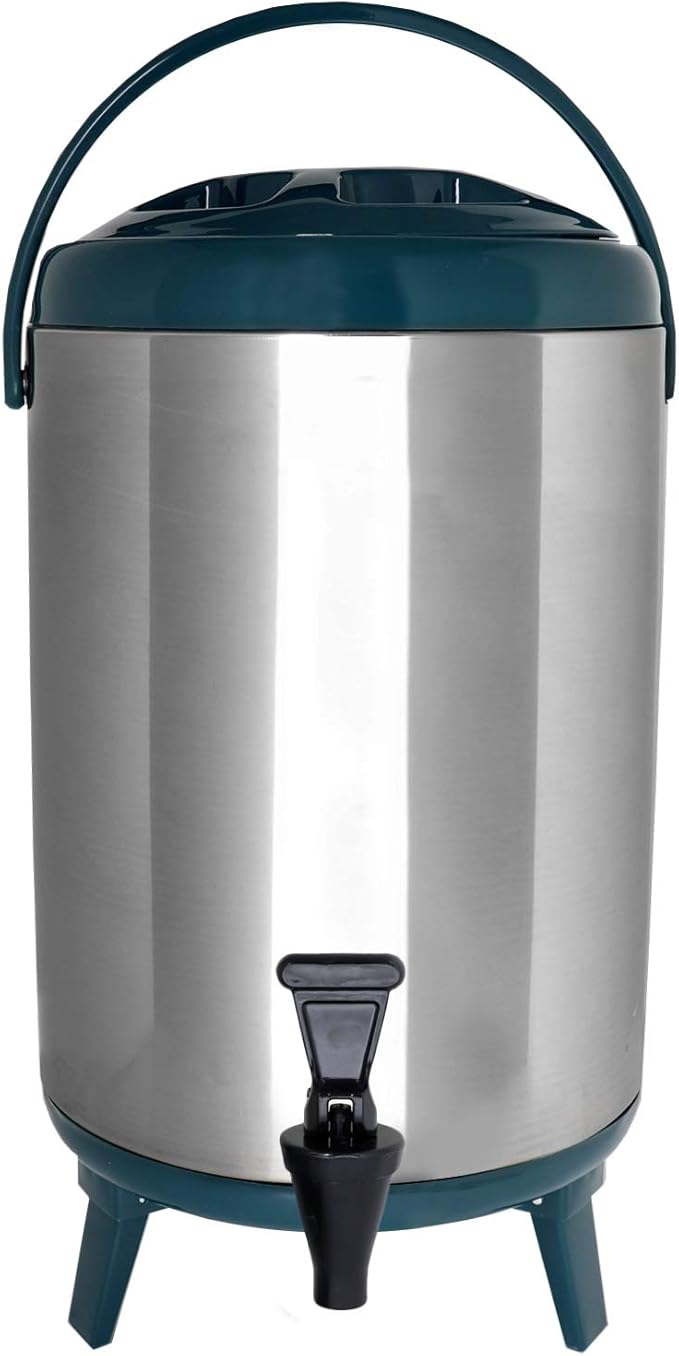 Vollum Stainless Steel Insulated Beverage Dispenser – Insulated Thermal Hot and by Vollum