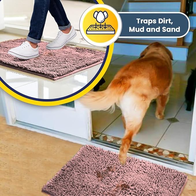 Muddy Mat® | Super Absorbent Door Mat Indoor, Microfiber Quick Dry Chenille - Image 6