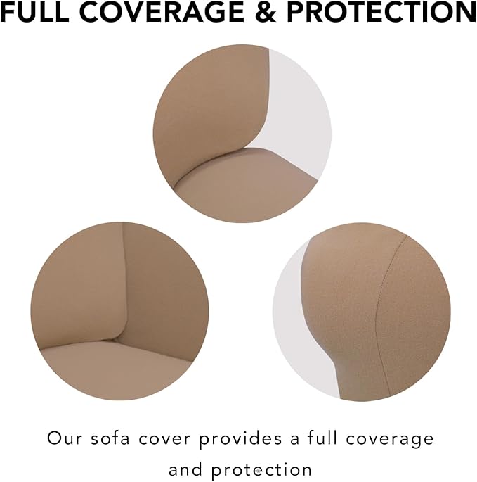PureFit Super Stretch Sofa Slipcover – Spandex Non Slip Soft Couch Sofa Cover - Image 4