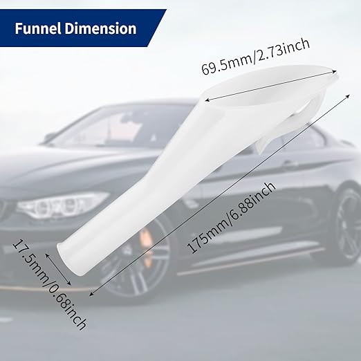 Fuel Filler Funnel for Ford Focus F150 Mercury Lincoln, Replacement Part# - Image 2