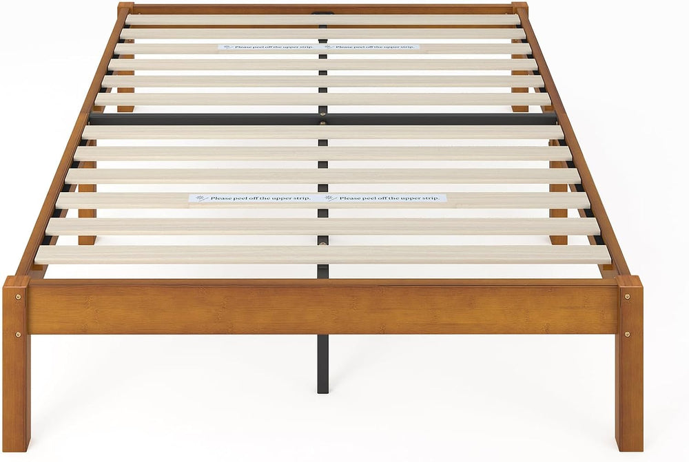 Zinus 14 Inch Ellie Bamboo Platform Bed Frame, No Box Spring Needed, King