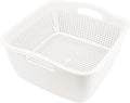 Double-layer Plastic Fruits Vegetable Washing Basket Food Storage Multi-layer by LNQ+LUNIQI