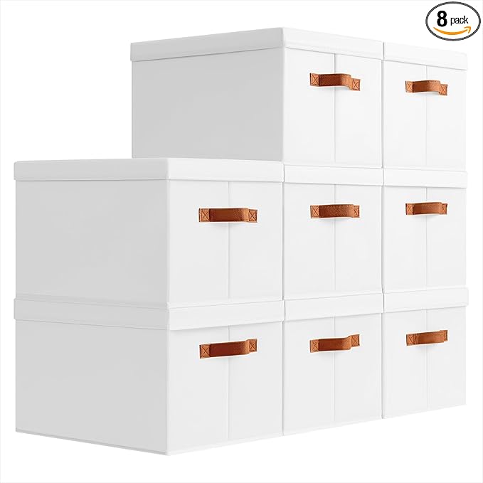 Homsorout Storage Bins with Lids by Homsorout
