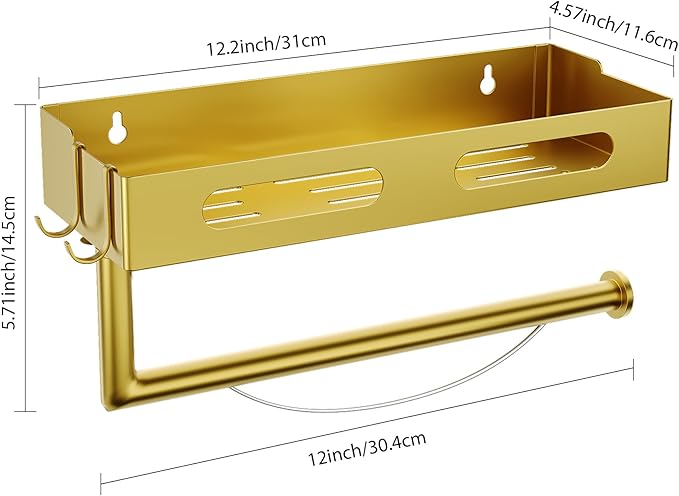 Paper Towel Holder Wall Mount for Kitchen, Paper Towel Holder - Image 2