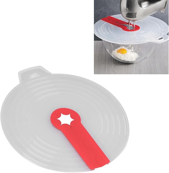 Tissting Splatter Guard for Mixing Bowls, Universal Fit Splash Cover for by Tissting
