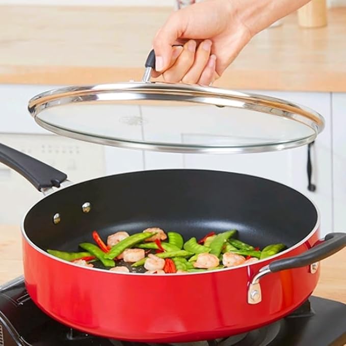 10.25 Inch Tempered Glass Lid for Lodge 10.25" Cast Iron Skillets & 5QT Dutch - Image 5