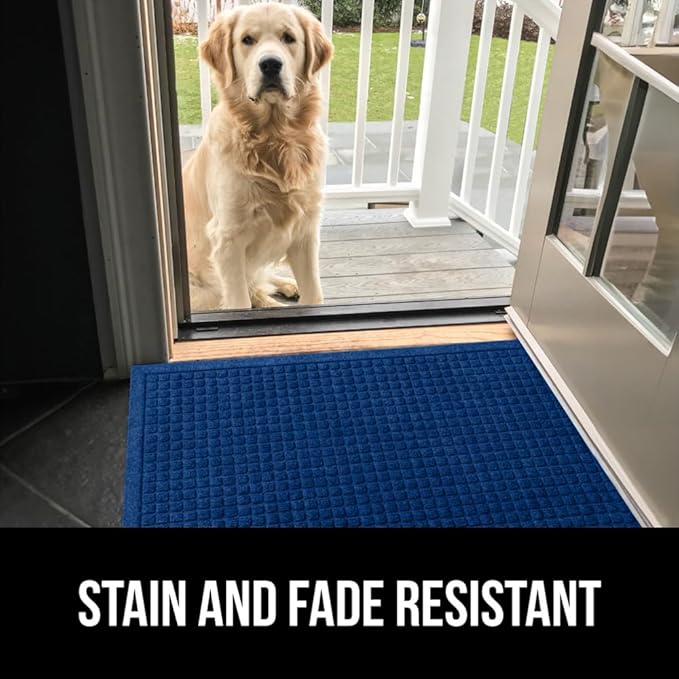 GORILLA GRIP® Ultra Absorbent Front Door Mat Outside Entrance, Traps Dirt and - Image 9