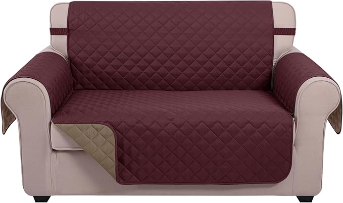 U-NICE HOME Loveseat Sofa Cover Reversible Couch Covers by U-NICEHOME
