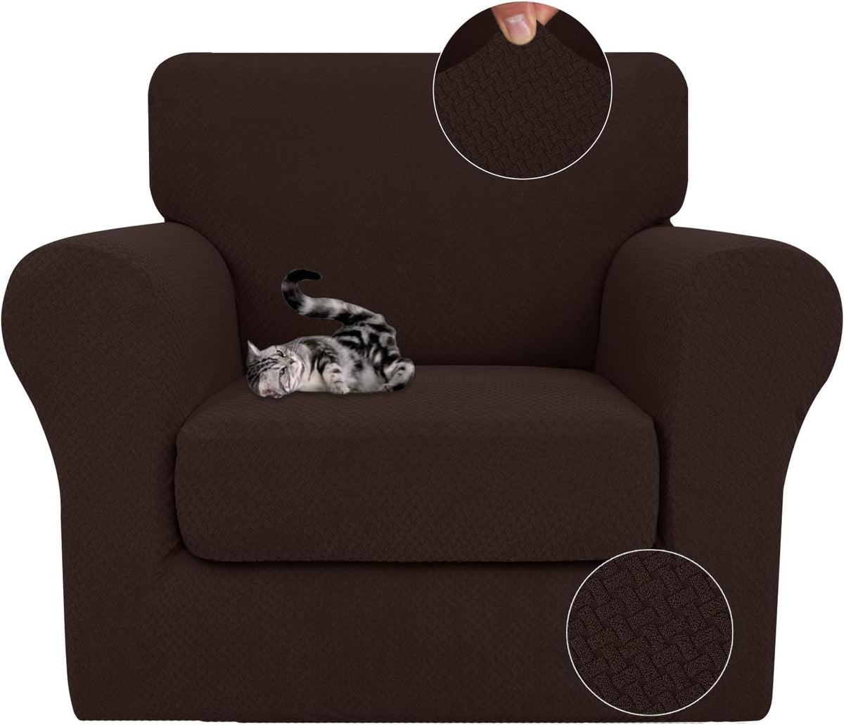 jiviner 2 pieces armchair covers for living room, main product view