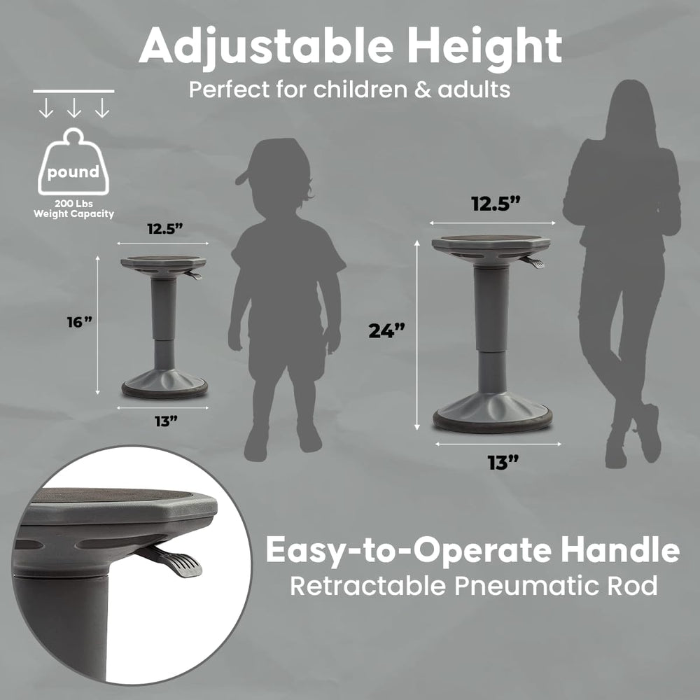 Adjustable Wobble Stool - Wobble Chair Middle and High School Students - Flex...