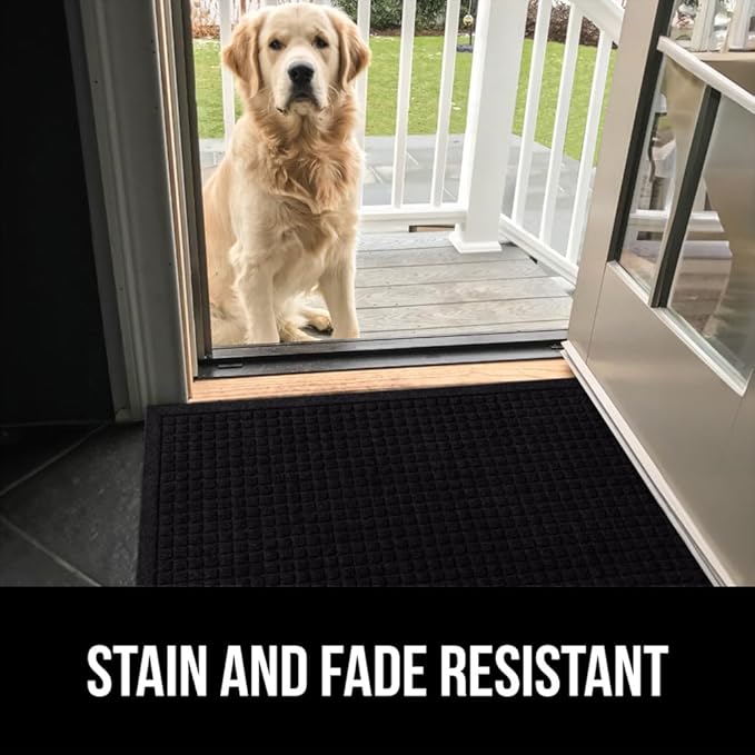 GORILLA GRIP® Ultra Absorbent Front Door Mat Outside Entrance, Traps Dirt and - Image 9