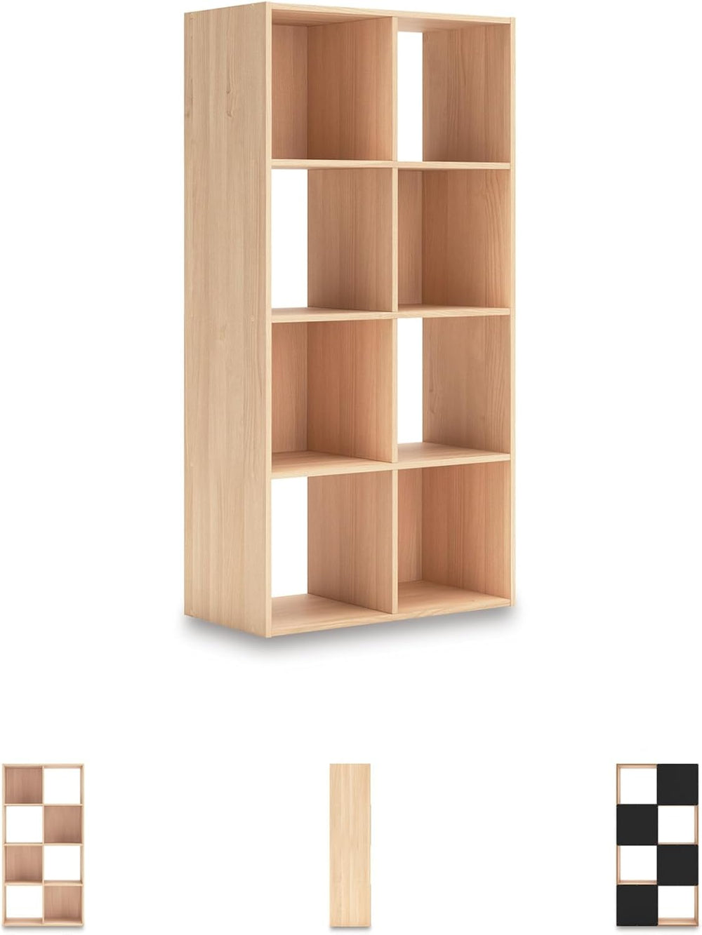 Signature Design by Ashley Piperton Contemporary 4-Tier Floor Standing 8 Cube...