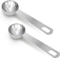 2 PCS 2 Teaspoon Stainless Steel Single Measuring Spoon by AUOIKKHOMEGARDEN