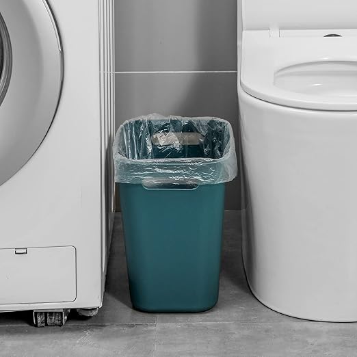 UUJOLY Plastic Small Trash Can Wastebasket, Garbage Container Basket - Image 5