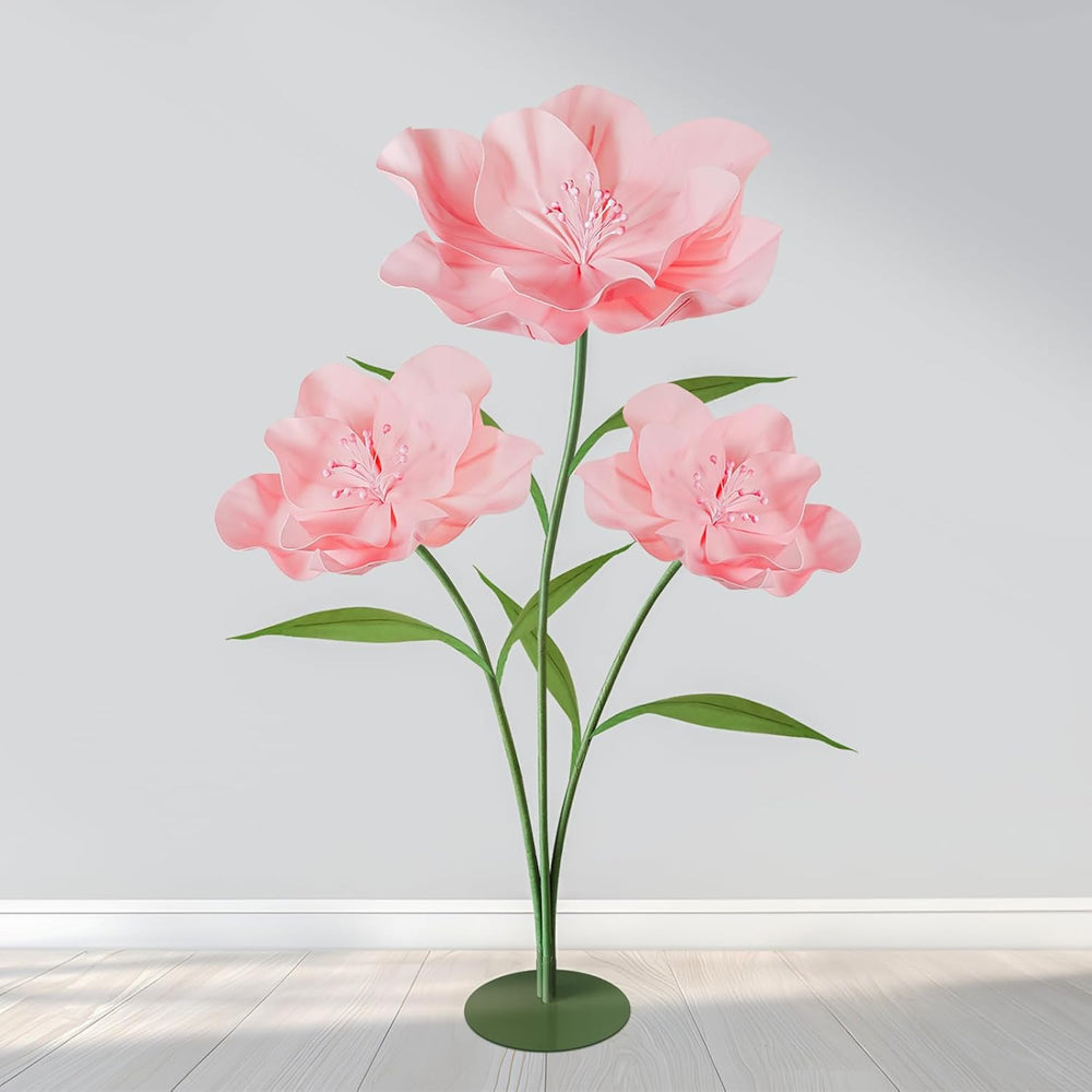 Giant Artificial Flowers for Decoration, 5.6 Ft Large Fake Flowers