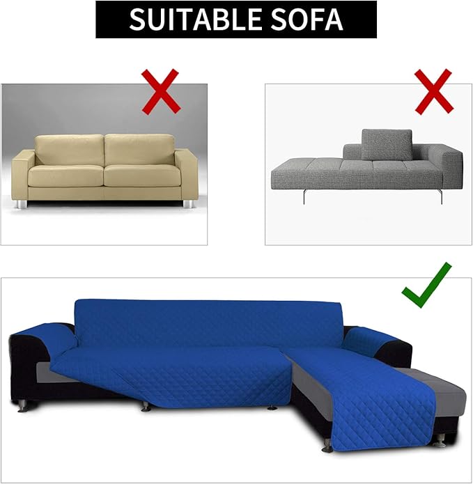 Easy-Going Sofa Slipcover L Shape Sofa Cover Sectional Couch Cover Furniture - Image 4