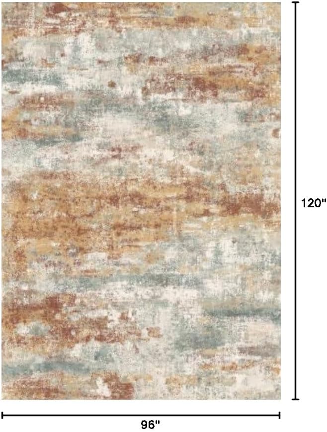 Area Rugs 8x10 for Living Room Bedroom, Modern Abstract Machine Washable Rug - Image 2