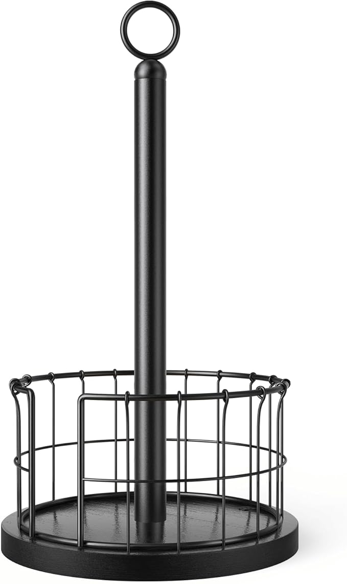 Homode Paper Towel Holder Countertop, Free-Standing Paper Towel Rack by Homode