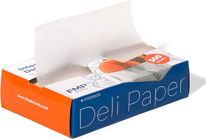 Fit Meal Prep 8 x 10.75" Wax Paper Sheets by FMPBRANDS