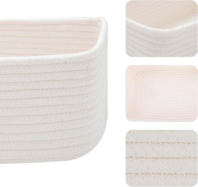MiniArk Small Storage Baskets for Organizing | Closet Organizer Bins | Shelf - Image 2