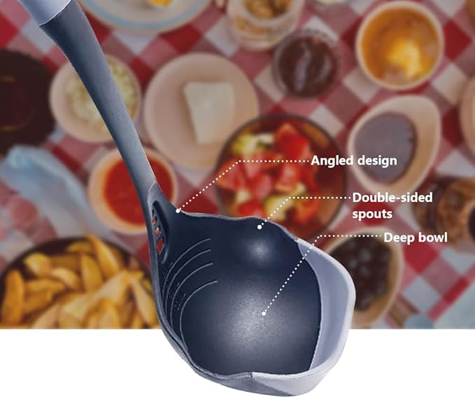 Flexible & Sturdy Kitchen Ladle Spoon Set - Image 5