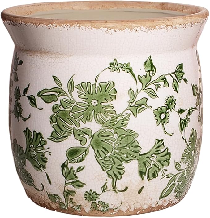 Xiaan Jiaju Vintage Farmhouse Ceramic Planter & Kitchen Utensil Holder by XiaanJiaju