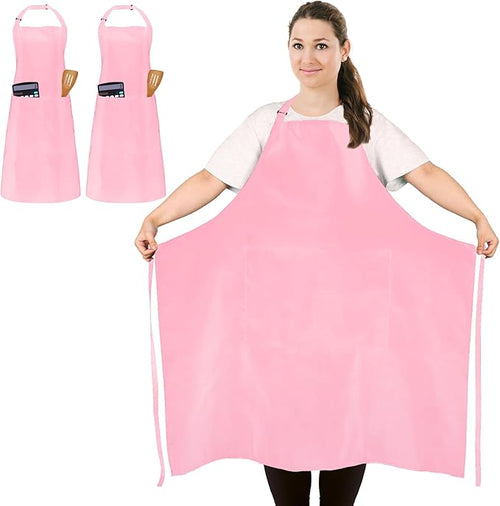2 Pcs Plus Size Chef Apron, Unisex Professional Apron by FunChaos