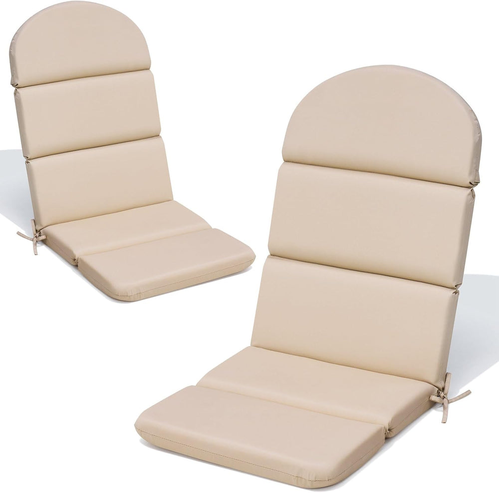 50x19.6 In Adirondack Chair Cushion Set of 2, Outdoor Chair Cushion