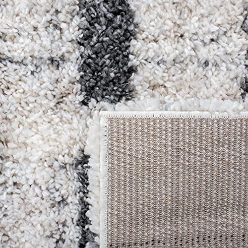 SAFAVIEH Fontana Shag Collection Area Rug - 5'3" x 7'6", Iv...