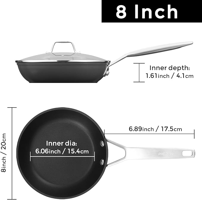 MsMk 8 inch Small Frying Pan
