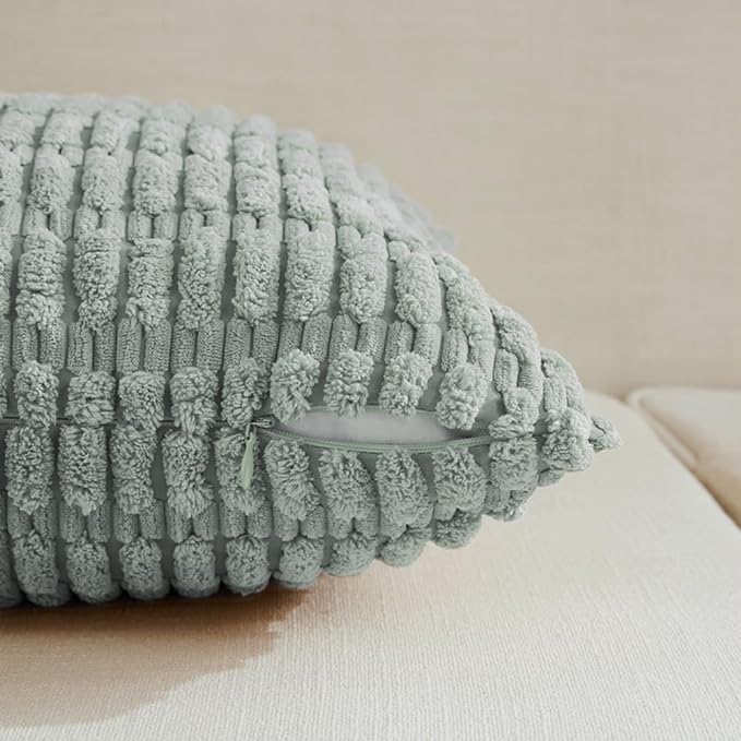 Fancy Homi 4 Packs Decorative Throw Pillow Covers - Image 3