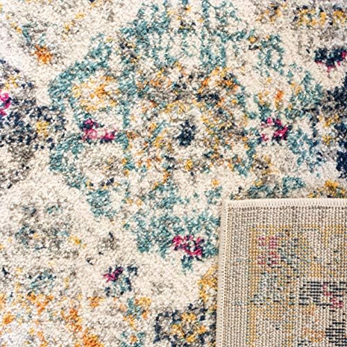 SAFAVIEH Madison Collection Runner Rug - 2'3" x 20', Cream &...
