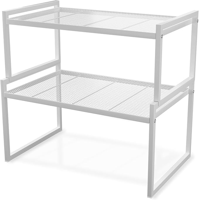 Set of 2 Cabinet Organizers 16.1''W 44 LBS Load Capacity Heavy Duty Kitchen by BlisXybion